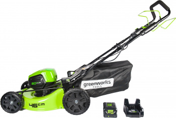 Газонокосилка роторная Greenworks GD60LM46SPK4