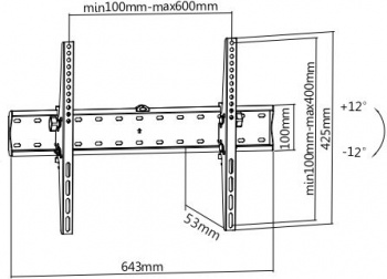 Кронштейн для телевизора Ultramounts UM839T