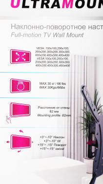 Кронштейн для телевизора Ultramounts UM859