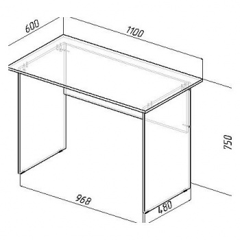 Стол для компьютера Мастер  Милан-5