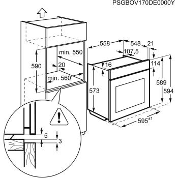 Духовой шкаф Электрический Electrolux OPEB2320R