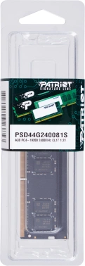 Память DDR4 4Gb 2400MHz Patriot  PSD44G240081S