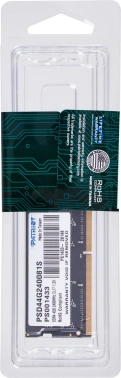 Память DDR4 4Gb 2400MHz Patriot  PSD44G240081S