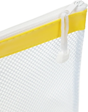 Папка на молнии ZIP Deli Rio EF45102 A4 ПВХ цвет молнии ассорти сетка