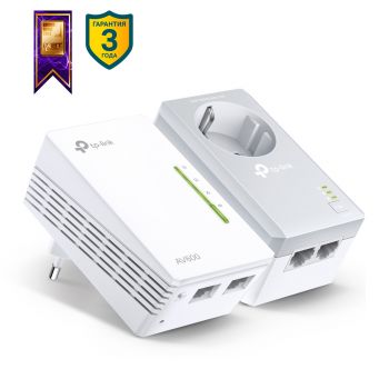 Сетевой адаптер HomePlug AV/Wi-Fi TP-Link TL-WPA4226KIT