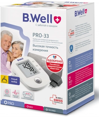 Тонометр автоматический B.Well  PRO-33
