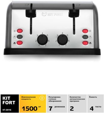 Тостер Kitfort КТ-2016