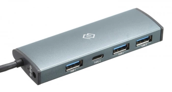 Разветвитель USB-C Digma HUB-3U3.0C-UC-G