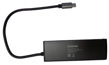 Разветвитель USB-C Digma HUB-3U3.0C-UC-G