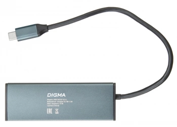 Разветвитель USB-C Digma HUB-3U3.0C-UC-G