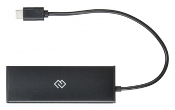 Разветвитель USB-C Digma HUB-4U2.0-UC-B