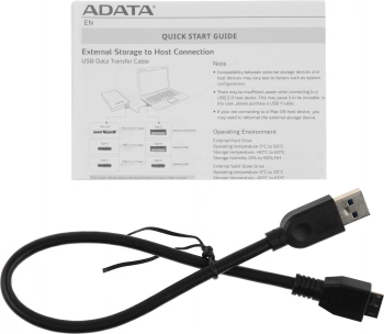 Жесткий диск A-Data USB 3.0 4TB AHD650-4TU31-CBK HD650