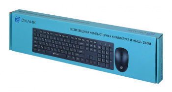 Клавиатура + мышь Оклик 240M