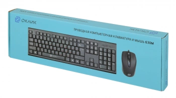 Клавиатура + мышь Оклик 630M