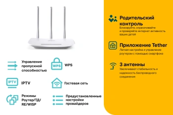 Роутер беспроводной TP-Link TL-WR845N