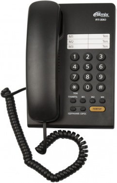 Телефон проводной Ritmix RT-330