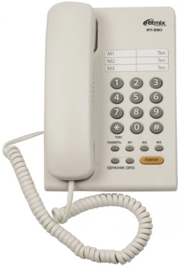 Телефон проводной Ritmix RT-330