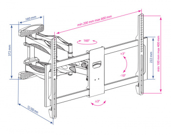 Кронштейн для телевизора Kromax ATLANTIS-35 new