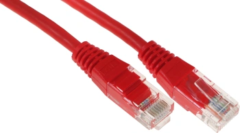 Патч-корд Lanmaster TWT-45-45-0.3-RD RJ-45 вил.-вилка RJ-45 кат.5E 0.3м красный ПВХ (уп.:1шт)
