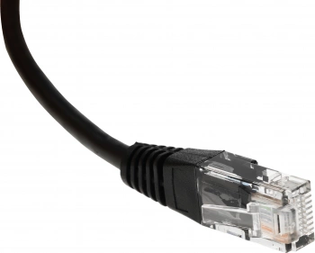Патч-корд Lanmaster TWT-45-45-0.3-BK UTP RJ-45 вил.-вилка RJ-45 кат.5E 0.3м черный ПВХ (уп.:1шт)