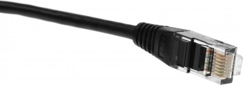 Патч-корд Lanmaster TWT-45-45-0.3-BK UTP RJ-45 вил.-вилка RJ-45 кат.5E 0.3м черный ПВХ (уп.:1шт)