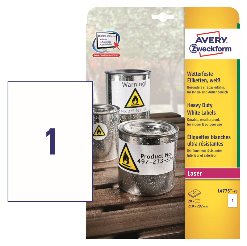  Avery Zweckform L4775-20