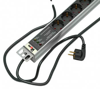 Блок распределения питания Rem R-16-7S-FI-440-3 гор.размещ. 7xSchuko базовые 16A Schuko 3м