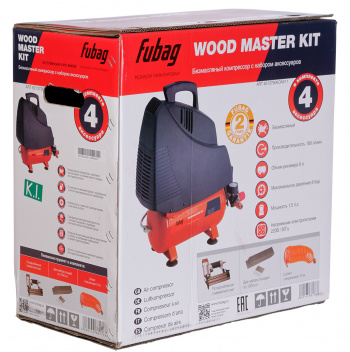 Компрессор поршневой Fubag Basic Wood Master Kit