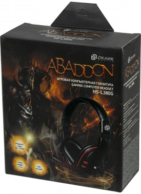 Наушники с микрофоном Оклик HS-L380G ABADDON