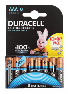 Батарея Duracell Ultra LR03-8BL MX2400
