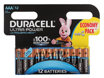Батарея Duracell Ultra Power LR03-12BL MX2400