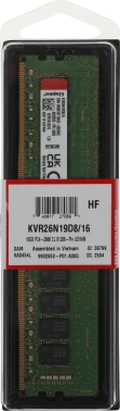 Память DDR4 16Gb 2666MHz Kingston  KVR26N19D8/16