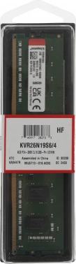 Память DDR4 4Gb 2666MHz Kingston  KVR26N19S6/4