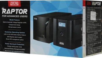 Источник бесперебойного питания Powercom Raptor RPT-1500AP LCD