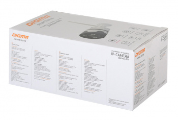 Камера видеонаблюдения IP Digma DiVision 600 3.6-3.6мм цв. корп.:белый, черный (DV600)