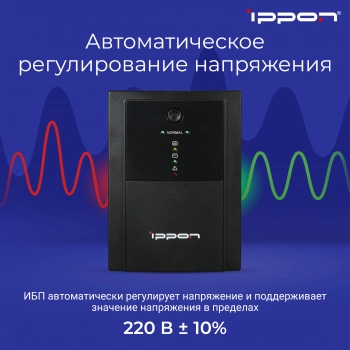 Источник бесперебойного питания Ippon Back Basic 2200 Euro