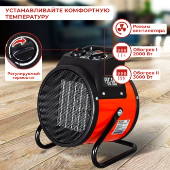 Тепловая пушка электрическая Ресанта ТЭПК-3000K