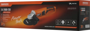 Углошлифовальная машина Daewoo DAG 2600-230