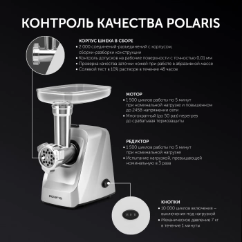 Мясорубка Polaris PMG 1854 RUS