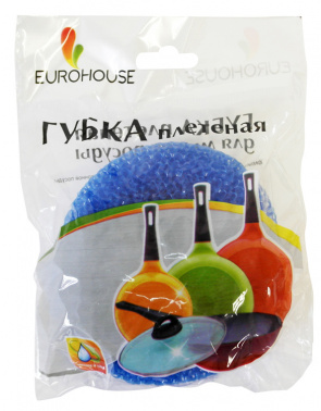 Губка EuroHouse поролон (упак.:1шт) (4961)