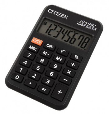 Калькулятор карманный Citizen LC-110NR