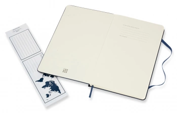 Блокнот Moleskine CLASSIC QP066B20 Large 130х210мм 240стр. пунктир твердая обложка синий сапфир