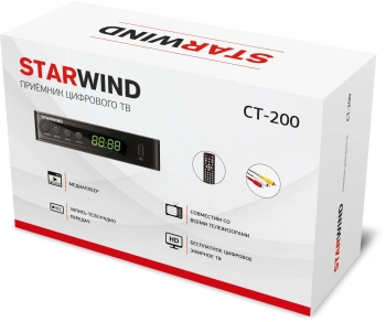 Ресивер DVB-T2 Starwind CT-200
