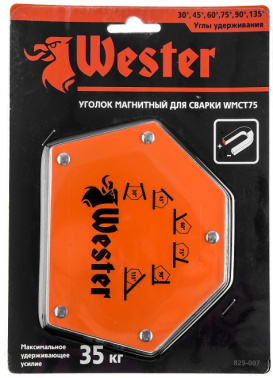 Угольник магн. Wester  WMCT75