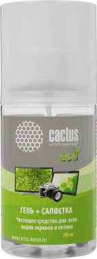 Чистящий набор (салфетка + гель) Cactus CS-S3004E