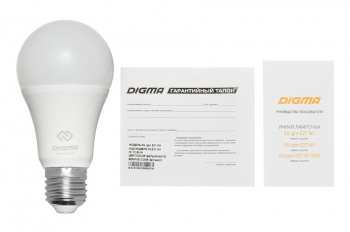 Умная лампа Digma DiLight E27 W1