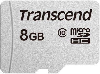 Флеш карта microSDHC 8GB Transcend  TS8GUSD300S