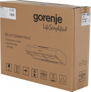 Вытяжка козырьковая Gorenje WHU629EX/M