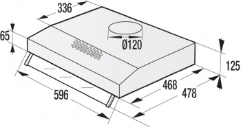 Вытяжка козырьковая Gorenje WHU629EW/M