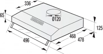 Вытяжка козырьковая Gorenje WHU529EW/M